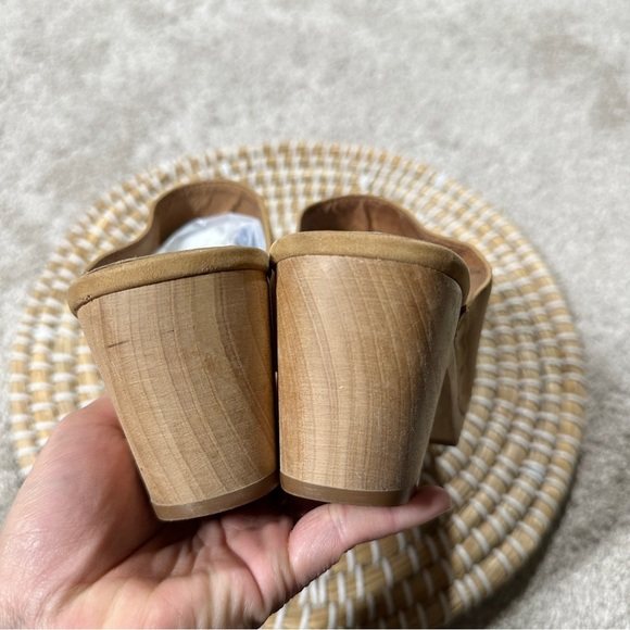 Madewell Women’s The Ayanna Clogs Mules Nubuck Leather Boho in Acorn Size 7 - Picture 9 of 16